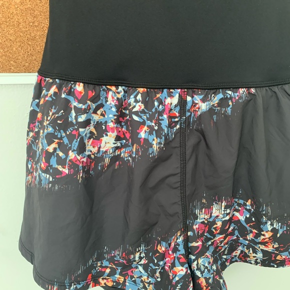 EUC Black and Multicolor Free People FP Movement XS Righteous Runsie - Picture 4 of 16